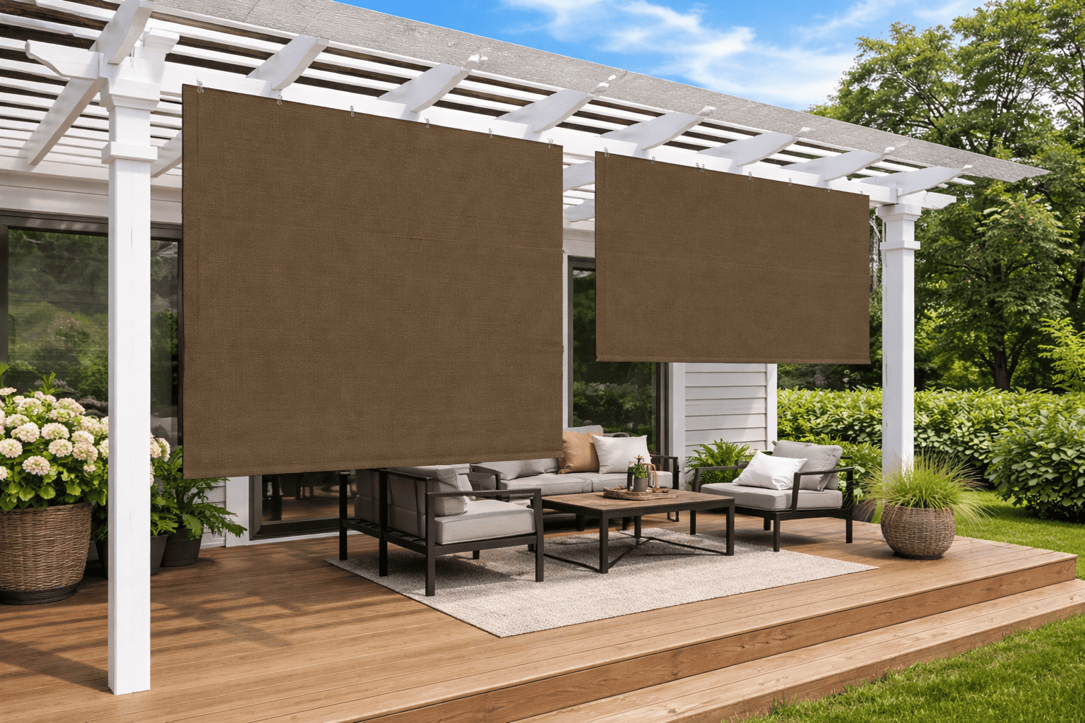 Outdoor Shades in Action